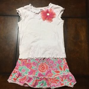 Skort and sleeveless top